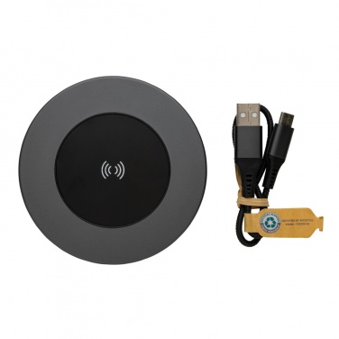 Logotrade firmakingituse foto: Terra RCS taaskasutatud alumiiniumist 10 W juhtmevaba laadija