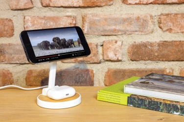 Logotrade reklaamkingi foto: Ontario RCS rplastic 15W magnetlaadimine 2 in 1 alus