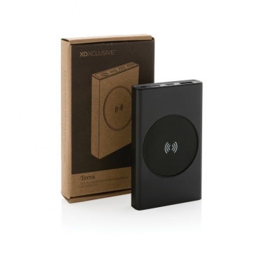 Logotrade reklaamkingi foto: Terra RCS taaskasutatud alumiiniumist 5000 mAh akupank 5W juhtmevaba