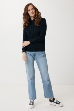 Logotrade reklaamkingitused pilt: Iqoniq Rila kerge taaskasutatud puuvillast kapuutsiga pusa