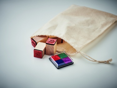 Logo trade firmakingituse pilt: 8 puidust jõulumargi komplekt