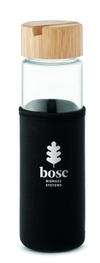 Logo trade ärikingid foto: Klaaspudeli bambusest kaas 600ml