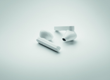 Logo trade reklaamtoote pilt: TWS kõrvaklapid päikeselaadijaga