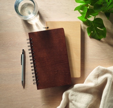 Logo trade firmakingi pilt: A5 kasepuidust märkmik GROWBOOK™