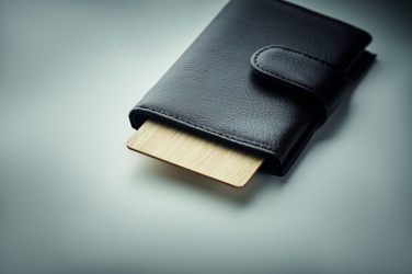 Logotrade meene foto: RFID-kaart bambusest materjalist