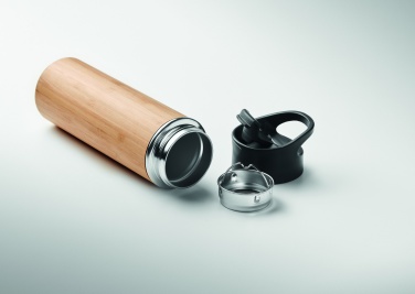 Logotrade reklaamkingituse foto: Bambusest 450ml termospudel
