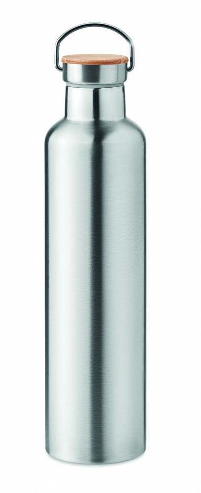 Logotrade ärikingi foto: 1L topeltseintega roostevabast terasest termospudel