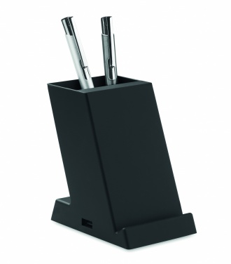 Logotrade reklaamkingi foto: Juhtmeta laadija ABS 15W