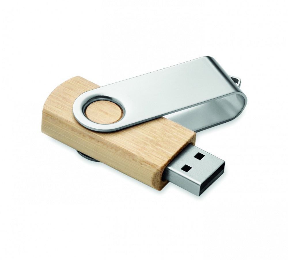 Logotrade ärikingid pilt: Techmate bambusest USB 16GB MO6898-40