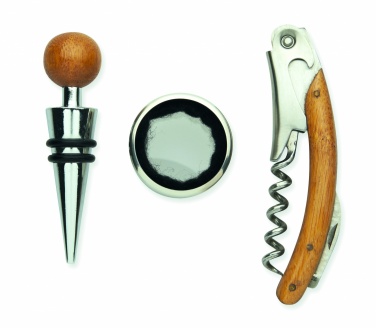 Logo trade reklaamkingitused foto: Veinikomplekt bambuskarbis