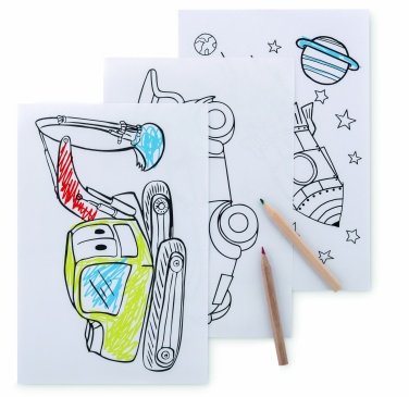 Logotrade ärikingi foto: Värvimiskomplekt 6 pliiatsiga