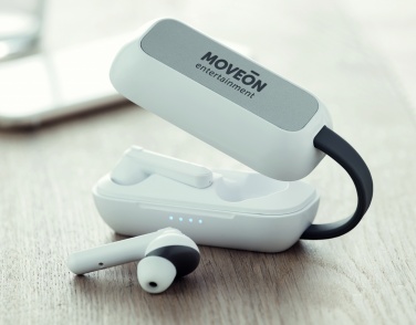 Logo trade reklaamkingi pilt: TWS juhtmevaba laadimisega kõrvaklapid