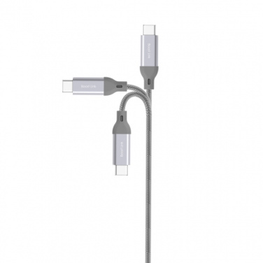 Logotrade meene foto: Nailonist andmeedastuskaabel LK30 Type - C Quick Charge 3.0