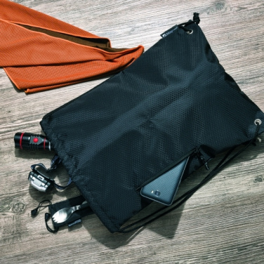 Logotrade reklaamtoote foto: Nööriga kott NUNAVUT Schwarzwolf