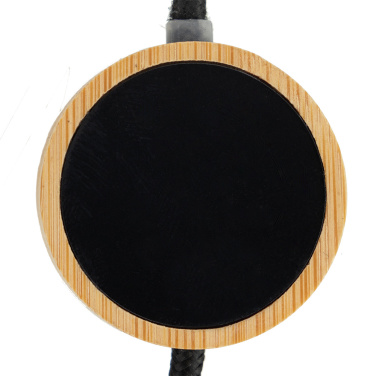 Logo trade reklaamkingitused foto: 4in1 pikk puidust kaabel valgustatud logoga graveerimiseks