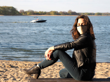 Logo trade ärikingitused foto: MARS PRO puuvillane mask (suurus M) koos tasku ja HEPA-filtriga 1380165