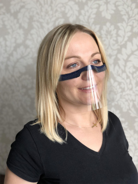 Logo trade reklaamkingituse pilt: KALIPSO näokaitse - läbipaistev mask suu ja nina jaoks 1447162
