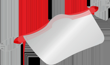 Logotrade reklaamkingid pilt: KALIPSO näokaitse - läbipaistev mask suu ja nina jaoks 1447162