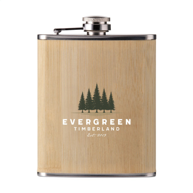 Logo trade firmakingid foto: Hipflask Bamboo 200 ml joogipudel
