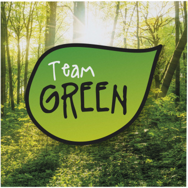 Logotrade firmakingi foto: Sticky-Mate® pehmete kaantega kõnemullikujulised kleeppaberid