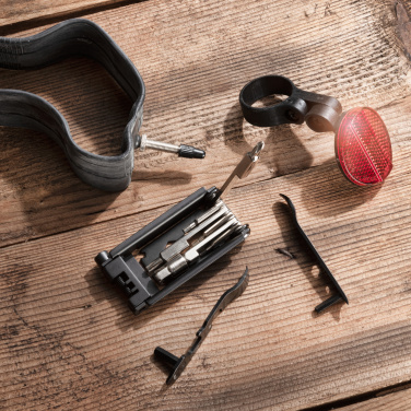 Logotrade firmakingituse foto: Jalgrattatööriistade komplekt MERAPI Schwarzwolf