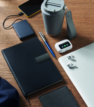 Logotrade reklaamtoote foto: TREZE A5 PU märkmik