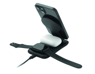 Logotrade ärikingid pilt: 3-ühes juhtmevaba laadija 15W PENDOLESS