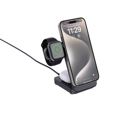 Logotrade firmakingid pilt: Urban Vitamin Arcadia RCS plastikust 15W 3in1 magnetiline laadija