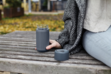 Logo trade firmakingituse pilt: Black+Blum klaasist reisikruus 340ml