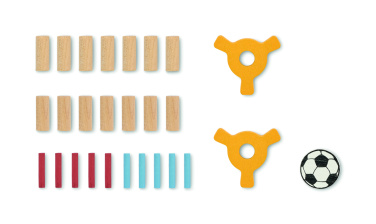 Logo trade reklaamtoote pilt: BOLIN puidust jalgpallimäng