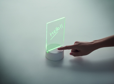 Logo trade reklaamtoote pilt: LEDMEMO valgustatud LED-märkmetahvel