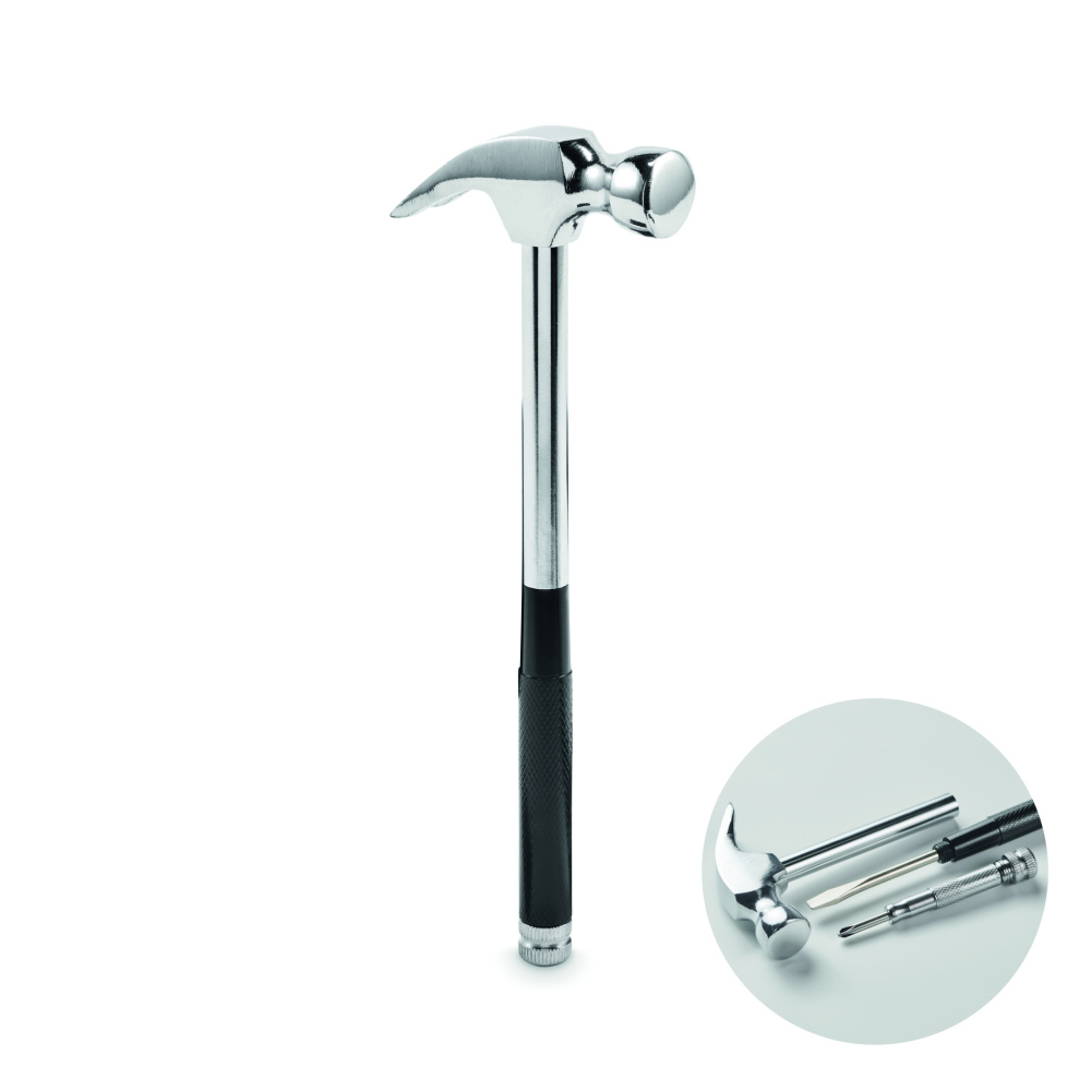 Logo trade ärikingitused foto: CLAW IT süsinikterasest haamer ja kruvikeeraja