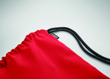 Logo trade firmakingid foto: Suur nööriga kott 300D RPET