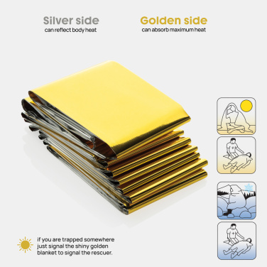 Logo trade reklaamkingitused foto: Solra hädaolukorra fooliumtekk