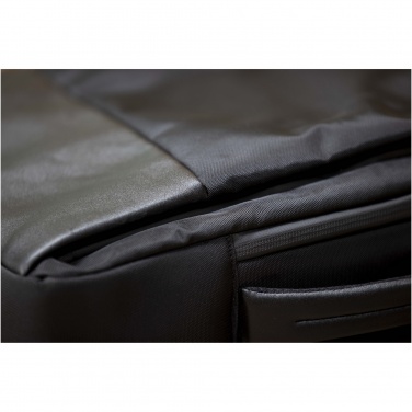 Logotrade mainoslahja tuotekuva: Expedition Pro 17 tuuman GRS-kierrätetystä materiaalista valmistettu laajennettava reppu kannettavalle, 35 l