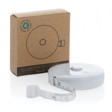 Logo trade mainoslahja ja liikelahja tuotekuva: Mittanauha RCS kierrätetystä muovista
