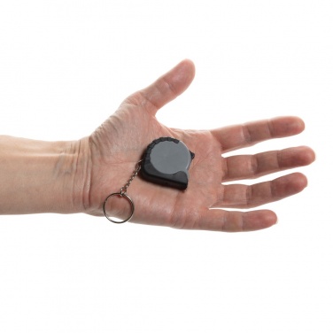 Logo trade mainoslahjat ja liikelahjat kuva: MeasureMate RCS kierrätetty ABS 1 m metrimitta avaimenperä