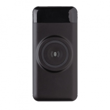 Logotrade mainostuote tuotekuva: 10000mAh langaton varavirtalähde kellolaturilla