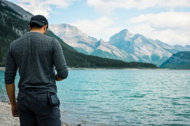 Logotrade liikelahja tuotekuva: RCS Lightboom 5W clip-kaiutin kierrätetystä muovista