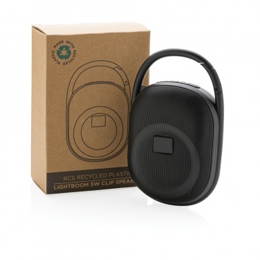 Logo trade mainostuotet tuotekuva: RCS Lightboom 5W clip-kaiutin kierrätetystä muovista