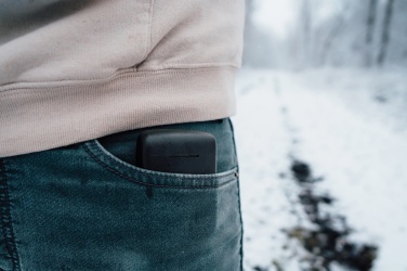 Logo trade mainoslahjat ja liikelahjat kuva: Skywave aurinkovoimakuulokkeet RCS kierrätetystä muovista