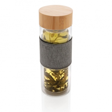 Logo trade mainoslahja kuva: Impact kaksoiseinäinen borosilikaattilasipullo