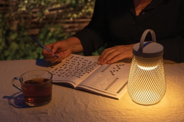 Logo trade liikelahjat mainoslahjat kuva: Aurora USB-ladattava pöytävalaisin RCS kierrätysmuovista