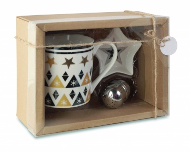 Logo trade liikelahjat mainoslahjat kuva: Keraaminen lahjamuki