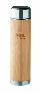 Logotrade liikelahjat kuva: Bambu termospullo 480 ml PANAY