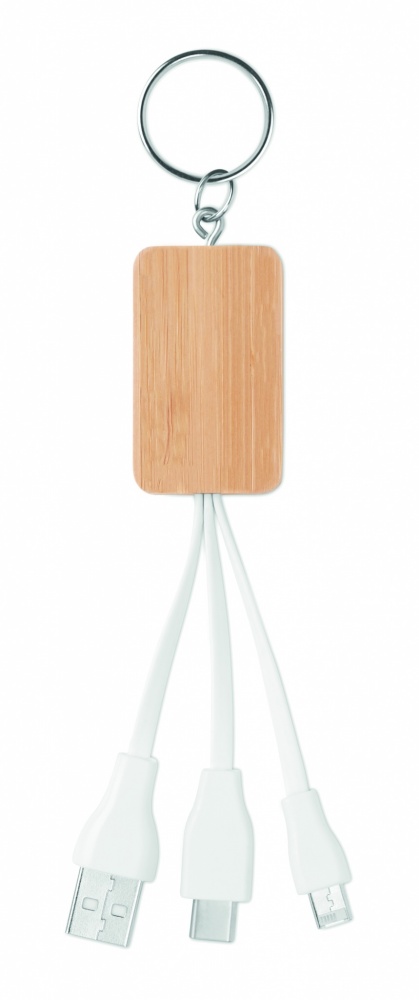 Logotrade mainostuote tuotekuva: Bambu avaimenperä