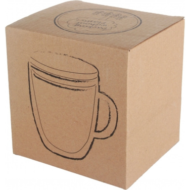 Logo trade mainoslahjat tuotekuva: Kaksiseinäinen lasikuppi GERTHE 350 ml