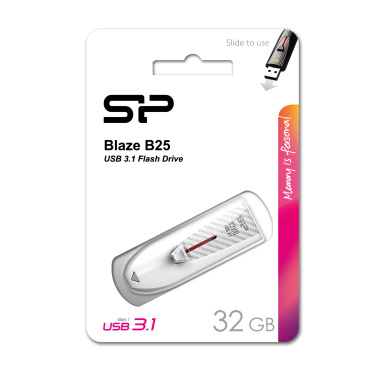Logo trade liikelahjat tuotekuva: Pendrive Silicon Power Blaze B25 3.1