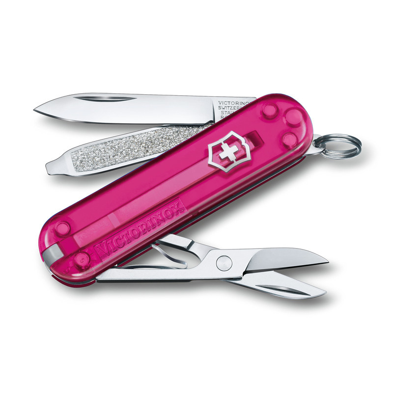 Logo trade liikelahja kuva: Taskuveitsi Classic SD läpinäkyvä Victorinox
