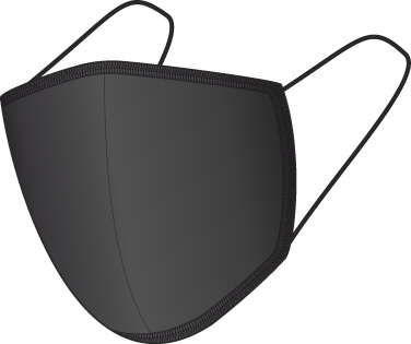 Logo trade mainostuote kuva: BLACK-BLACK puuvillamaski 140116500